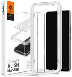 Spigen Samsung A54 5G SPIGEN ALM FC протектор за екран стъкло 2бр. 2.5D, подчертаване на цвета, TRANSFER AGL05966 (AGL05966)