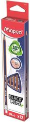 Maped Графитен молив с гума, HB, триъгълен, MAPED "BlackPeps Navy" 851821 (851821)