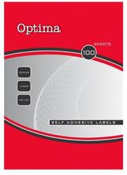 Optima Етикет OPTIMA 32121 25, 4x10mm 18900 етикета/кутия 100 листа/кутия (32121)