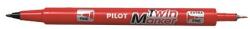 Pilot Алкохолен маркер, 0, 8/2 мм, с два края, PILOT "Twin", червен SCA-TM-R-BG (SCA-TM-R-BG)