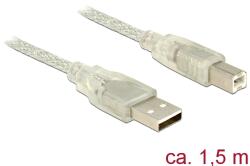Delock USB 2.0 кабел с щепсел за конектор тип А USB 2.0 кабел с щепсел за конектор тип В, 1, 5 м