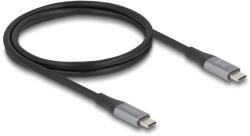 Delock USB 40 Gbps кабел USB Type-C щепсел - щепсел PD 3.1 240 W E-Marker 1 m сив метал