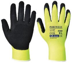  Защитни ръкавици, найлон, латексова пяна, с потопена длан, размер S "Hi-Vis Grip", жълти A340YERS (A340YERS)