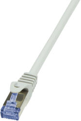 LogiLink Patch кабел PrimeLine, Cat. 6A, S/FTP, сив, 1, 5 м