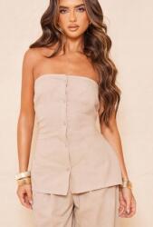 Prettylittlething Bézs Klasszikus Testhezálló Ing Prettylittlething 38