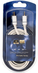  2, 5 mm audio kábel csatlakozókkal 1, 5 m (92-634)
