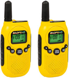  PMR walkie talkie szett, 2 darabos, sárga - 24-934- (24-934)
