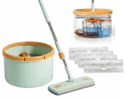 Floormy Lapos felmosó vödörrel Tiszta és piszkos víz szétválasztása 3, 8L 4 Utántöltő (Urban Loft + 4 wkłady)