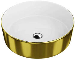Spectrum Lavoar pe blat Spectrum, Rosina Gold White, rotund, auriu-alb (22603)