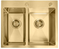Rea Chiuveta inox Toby 56x48 cm auriu periat (ZLE-06415) Chiuveta