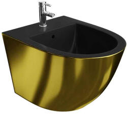 SPECTRUM Bideu suspendat Spectrum, Trendi Gold Black, cu fixare ascunsa, auriu-negru (25093)