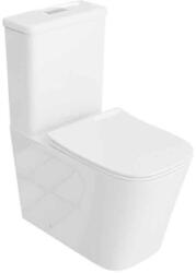 Spectrum Set WC monobloc, Spectrum, Terra, Rimless Protect, cu capac si rezervor, alb (25598)