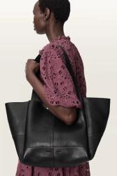 AllSaints шопинг чанта дамска от кожа ROSALIE (W713XD)