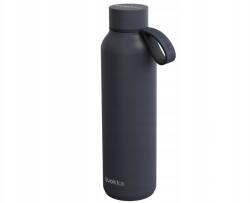 QUOKKA Solid, rozsdamentes acél kulacs termosz palaszürke pánttal, 630ml, 40174 (40174)