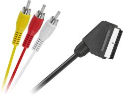 Cabletech Cablu SCART(OUT) - RCA 3x(IN), 1, 5m (L-KPO2716-1-5)