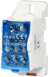 Orno Bloc de distribuție 125A, 6 ieșiri 16mm (O-OR-LZ-8207_125)