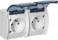 ORNO Priză dublă impermeabilă IP44 albă (O-OR-OE-7106_WT)