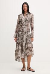 PINKO rochie evazată din bumbac PPY2-SUD11L_80X (106905.A3AP)