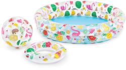 Intex Piscină gonflabilă cu inel și set de mingi 122 x 25 cm INTEX 59460 (J-59460)
