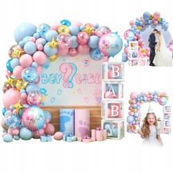 Bedee Babyshower Dekoráció Komplett Lufikkal Fiú/lány