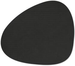 LIND DNA Covoraș de masă CURVE CORDUROY 37 x 44 cm, negru cerneală, piele, LIND DNA (LIND993003)