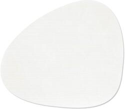 LIND DNA Covoraș de masă CURVE CORDUROY 37 x 44 cm, alb pur, piele, LIND DNA (LIND993002)