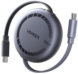 UGREEN L531 USB-C-USB-C visszahúzható kábel, Power Delivery PD 100W, 1m szürke (65905)