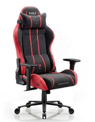 Diablo Chairs DIABLO X-ONE 2.0 gamer szék, King size, szövet, fekete-piros, Bloody Mary