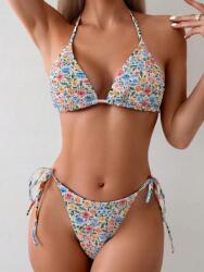 Shein Többszínű Mintás Fürdőruha Felső Alsó Bikini Shein XL