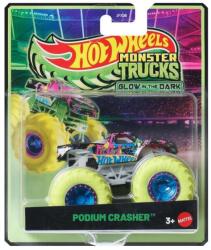 Mattel Hot Wheels Monster Trucks: Podium Crasher sötétben világító kisautó 1/64 - Mattel (JFX08/JFX09) - innotechshop