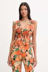 PINKO bluză cu volane pentru femei, cu lyocell PPY2-BDD09P_23A (106898.A3BO)
