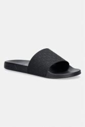 Calvin Klein férfi nyitott orrú papucs ESS SLIDE PU AOP - fekete Férfi 44