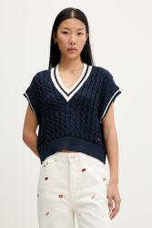 Tommy Hilfiger vestă pentru femei, din bumbac 9BY2-SWDZSY_59X (DW0DW22927)