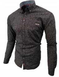  Fekete Férfi Hosszú Ujjú Ing Raw 2369 Gallér 45/46 Méret: XXL 2XL