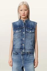 AllSaints vestă pentru femei, din denim MAV 9BY2-KUDZZK_55J (W135PE)