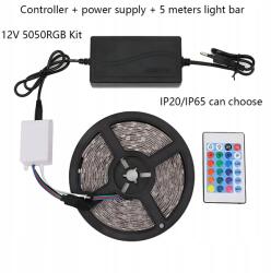  Led Szalag Rgb 5M Vízálló Led 5050 Díszléc 230V 12V Színes Távirányító (SP1111)