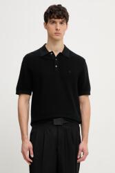 Calvin Klein póló férfi pamut - fekete 2XL - answear - 38 990 Ft