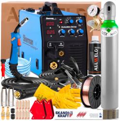 Sherman Hegesztőgép Sherman Dualmig 210 S4 230V 200A Mma Flux Tig Lift 2 Tekercses Igbt (7811699 MAPL-15)