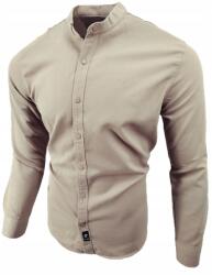  Férfi Ing Állógallérral Bézs 3608 Méret: XXXL 3XL 47/48