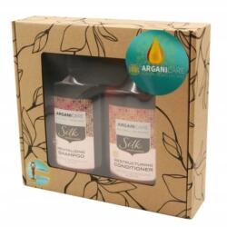 Arganicare Silk Kibontó Sampon Selyemmel Hajbalzsam Szett