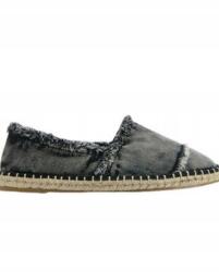 Reserved Szürke Farmer Espadrilles Cipő Mosási Hatás Nyers Kivitel Reserved 39 (188AQ)