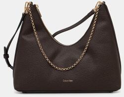 Calvin Klein női műbőr hobo táska - barna Univerzális méret
