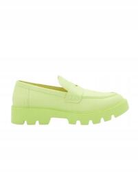 sinsay Egyszerű Klasszikus Lime Mokaszin Cipő Loafers Ökobőr 36-OS (6817W)