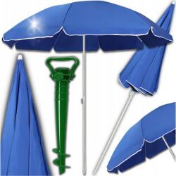 MEMFLOW Kerti Strand Napernyő Kertbe 180cm x 180cm Összecsukható Kemping (ZESTAW PARASOL I STOJAK DO OGRODU NA PLAŻĘ)