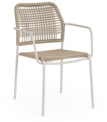 Bizzotto Бежов/в естествен цвят метален градински стол Jable - Bizzotto (0665058)