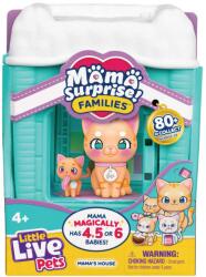 Moose Little Live Pets: Familia de pisici Mama Surprise (LLP26725/domestic) Figurina