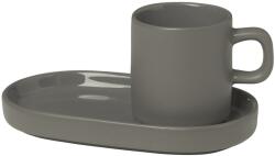 BLOMUS Комплект от 2 бр. чаши за еспресо PILAR, 50 мл - цвят сив (Pewter) (BLOMUS-63972)