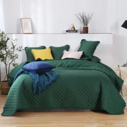 SN Cuvertură matlasată pentru pat Pompoo Culoare: Verde, Dimensiuni: 220x200