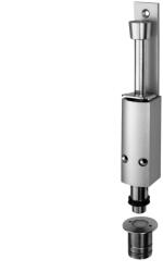 KWS ? Ajtókitámasztó 1246 padlóperselylöket 120mm alu ezüst lakkozott/rozsdamentes (SCH-102283479)