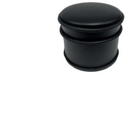 WALTECO Ajtóütköző átmérője 90x75mm 12kg szabadon álló fekete (WT-5642)